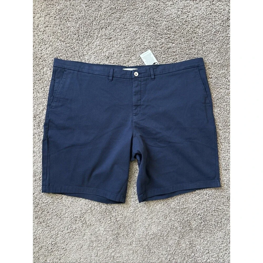 New Robert Graham Navy Chino Short Paisley Lining Assorted Men Classic Size 46